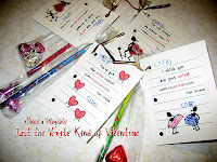 Write kind of valentines
