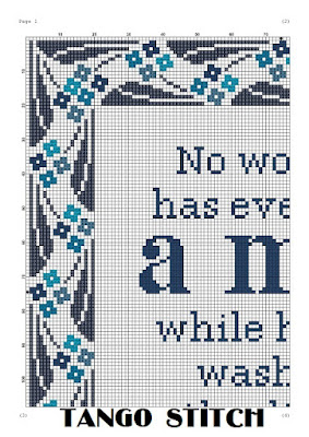 No woman funny sarcastic cross stitch gift idea for boyfriend - Tango Stitch