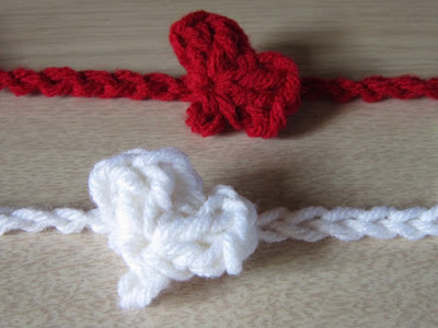 crochet, heart, garland, free pattern,