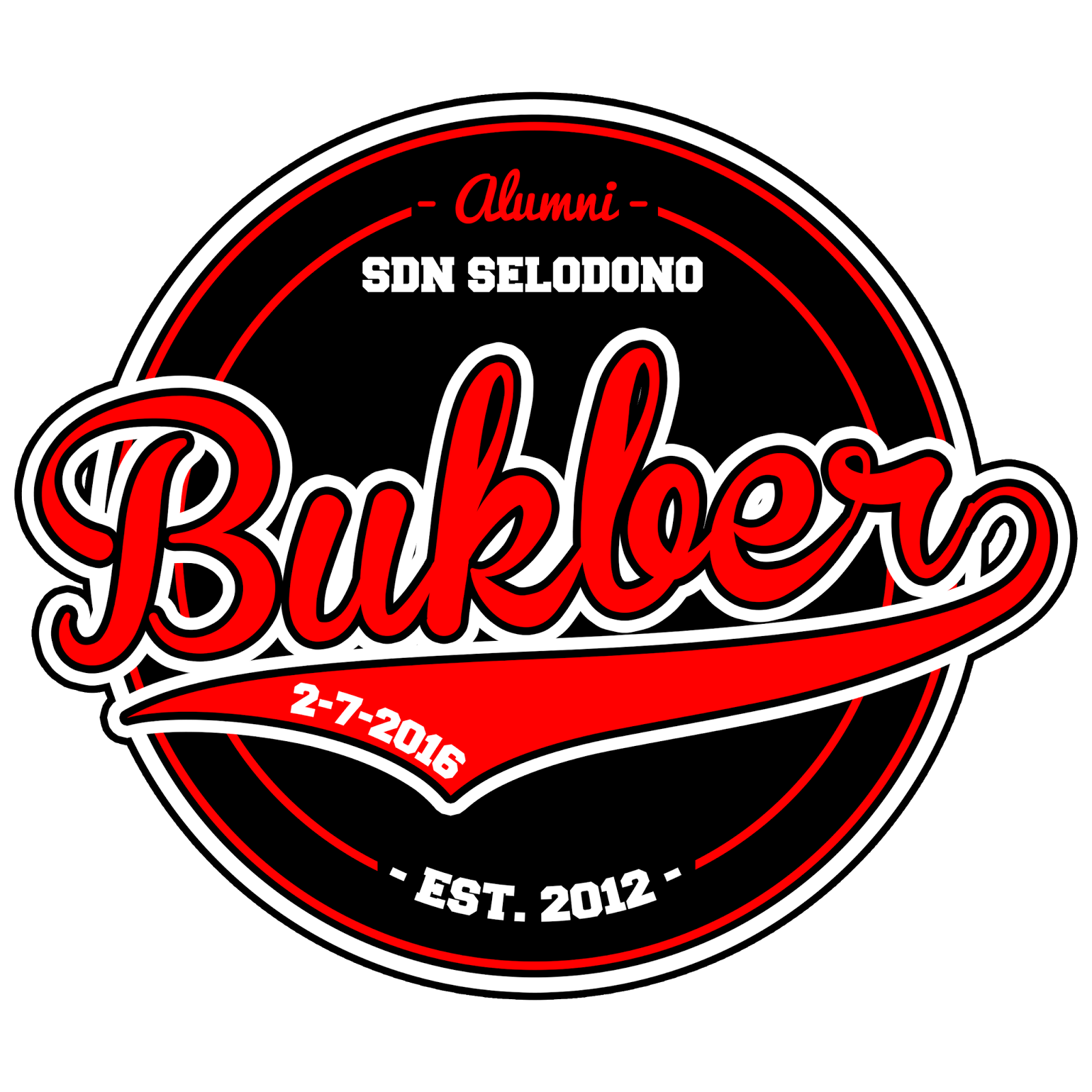  Stiker  Keren Bukber Alumni SDN SELODONO firedpen