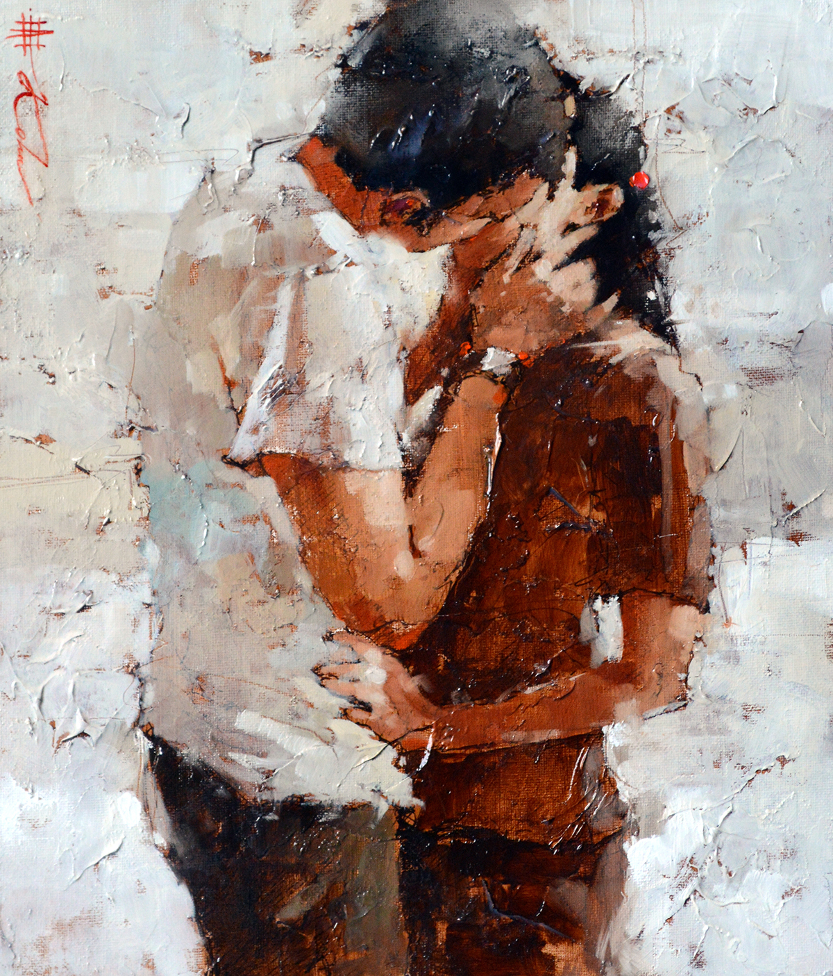 Andre KOHN ~ The Kiss/Il Bacio ✿ | Catherine La Rose ~ The Poet of Painting