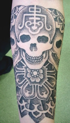 Skull Tattoo, Sleeve Tattoo