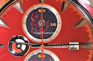 限定生産 セイコー ポケモン 腕時計 クロノグラフ リザードン Pokemon SEIKO watch Charizard 赤 文字盤 針