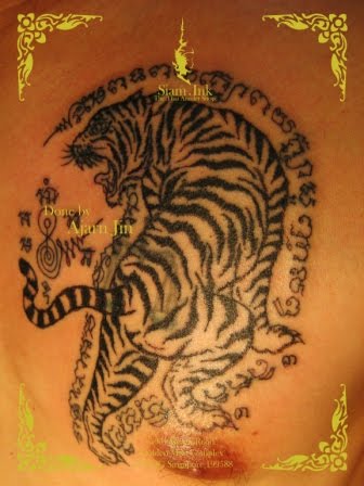 Just to Share covering of some Old Tattoo with Thai Traditional Sak Yant by