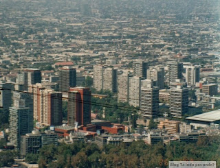 Santiago vista do Cerro San Cristobal