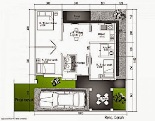 50+ Contoh Gambar Denah Rumah Minimalis Terbaru 2017 