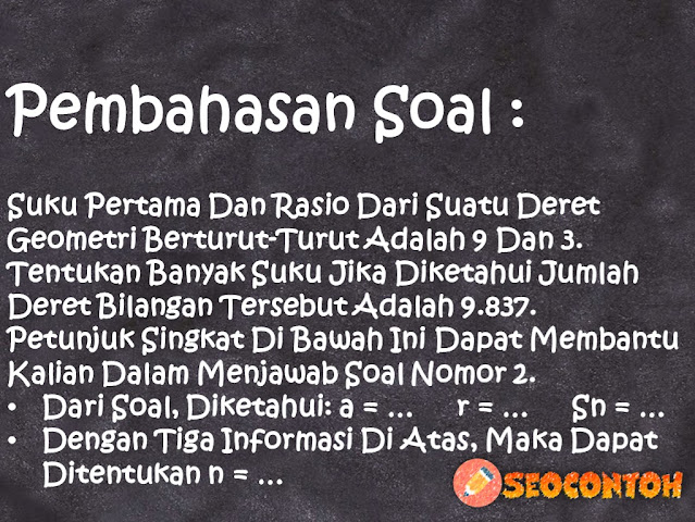 suku pertama dan rasio dari suatu deret geometri berturut-turut adalah 2 dan 3, diketahui deret geometri berikut ini 3/2+3+6+12, suku pertama dan rasio deret geometri berturut-turut adalah, suku pertama dan rasio suatu barisan geometri berturut turut 9 dan 3, diketahui deret geometri berikut ini 3 per 2 + 3 + 6 + 12, berikut ini adalah deret geometri 3 4 32 + 3 + 6, diketahui deret geometri berikut ini 32 + 3 + 6 + 12 + titik-titik + y = 762 per 4 tentukan nilai y, diketahui deret geometri berikut ini: tentukan nilai y, Tentukanlah jumlah bilangan kelipatan 4 di antara bilangan 10 hingga 100, Jika diketahui barisan geometri dengan suku ke-2 = 80 dan suku ke-6 = 5, Tentukan suku ke-10 dari barisan 64 32 16 8