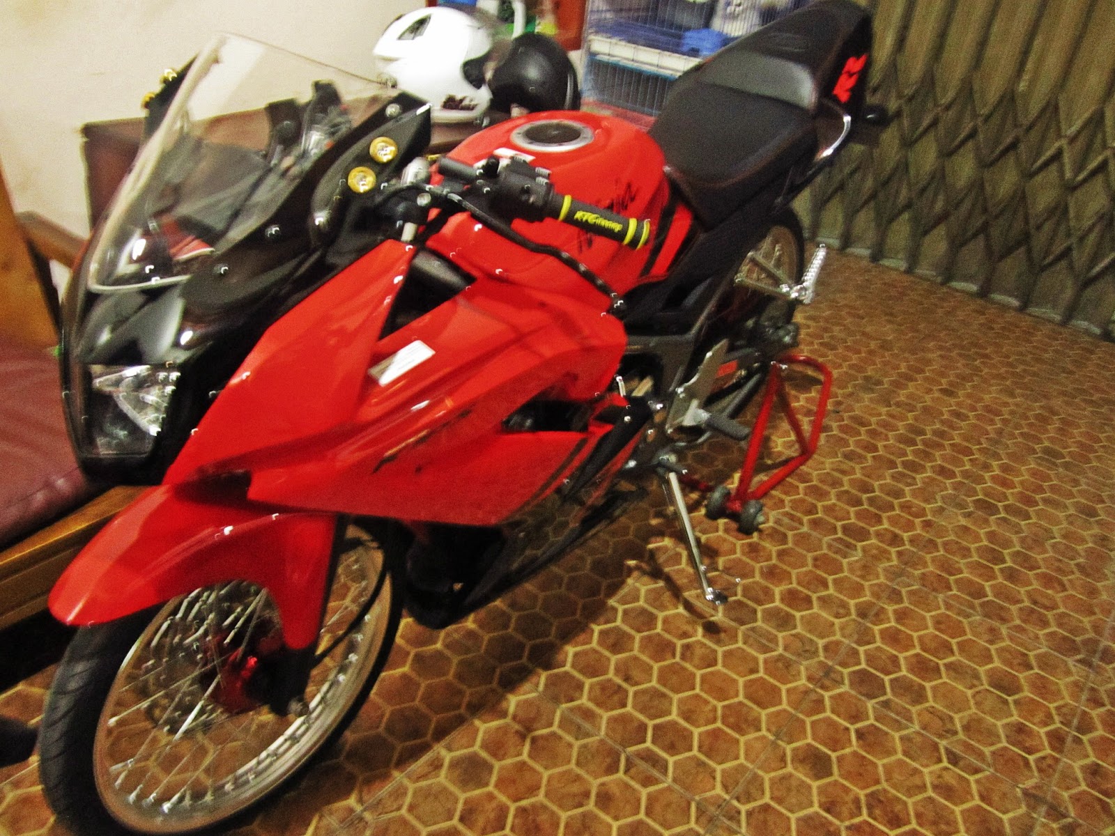 Ninja RR new Modifikasi jari-jari