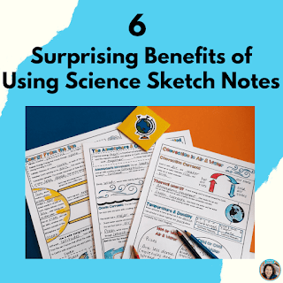 Benefits of science sketch notes for middle school