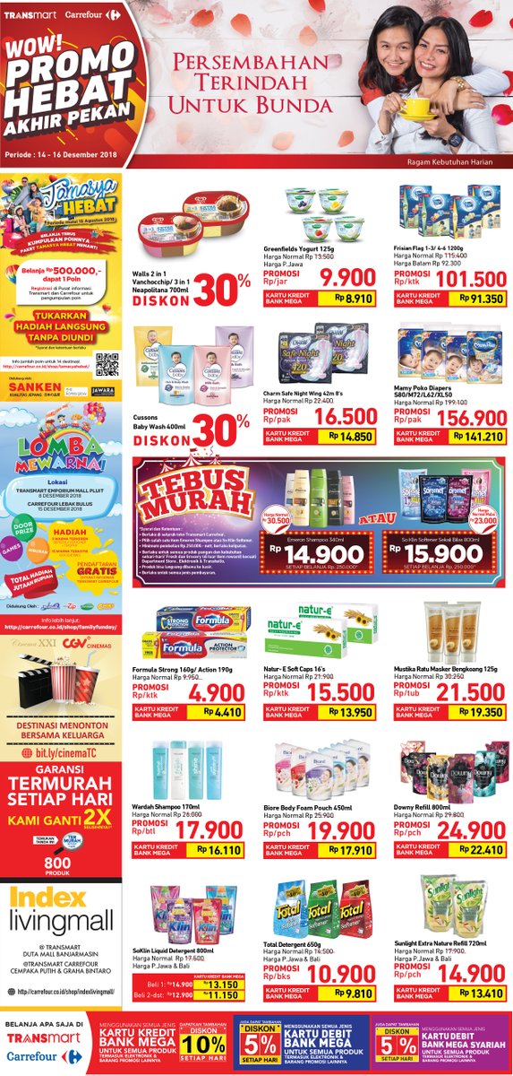 Carrefour - Promo Katalog JSM Periode 14 - 16 Desember 2018