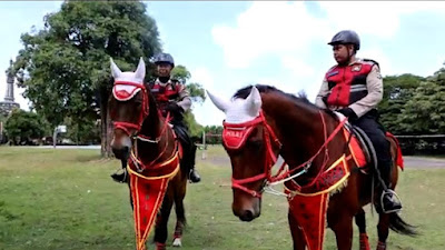 Polri Turunkan Pasukan Berkuda Amankan World Water Forum Ke-10 di Bali