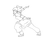 #10 Korra Coloring Page