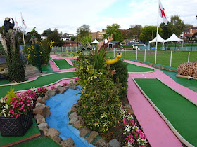 Crazy Golf at Riverside Park in Stourport on Severn