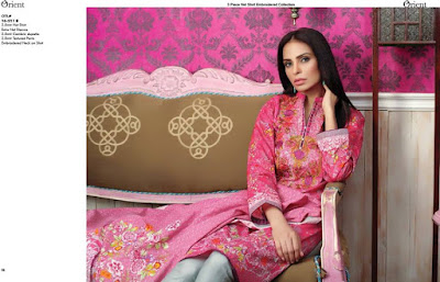 Orient Embroidered Kurti Sawan Collection