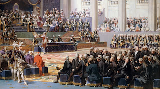 quadro representando a assembléia de inauguração dos Estados Gerais