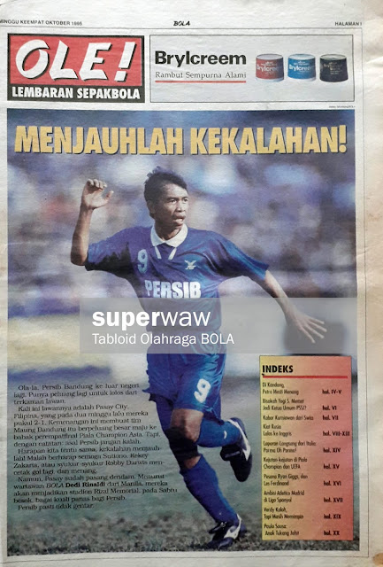 LIGA INDONESIA BERITA SEPAKBOLA PERSIB BANDUNG 1995