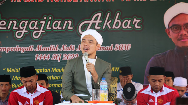 Berikan Contoh Toleransi Antar Umat Beragama, Dandim 1702/JWY Hadiri Peringatan Maulid Nabi Muhammad S.A.W 1444 H/2022 M