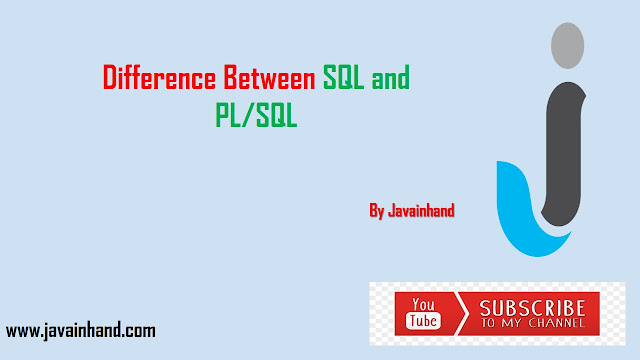 Difference Between SQL and PL/SQL in Oracle