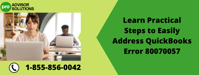 QuickBooks Error 80070057