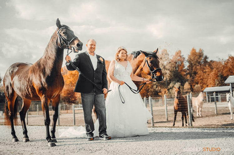 Vintage Barn Wedding Photography in Farm with horses by SudeepStudio.com Dexter Ann Arbor Wedding Photographer