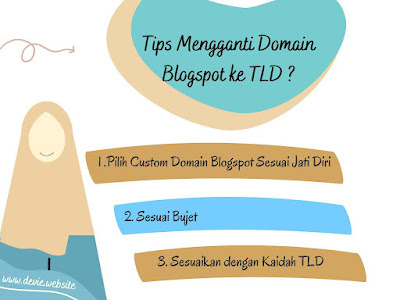 tips mengganti domain blogspot ke tld