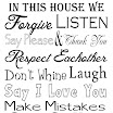 House Rules Free Printable