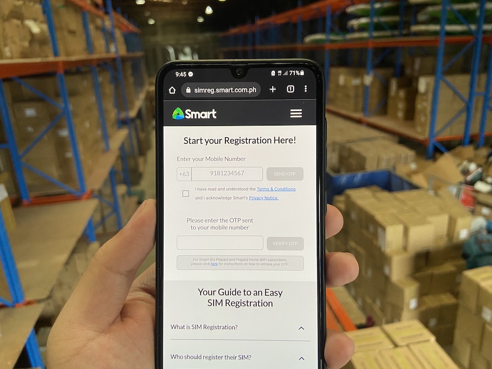Smart SIM Registration Portal