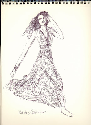 fashion illustration by Liz Blair