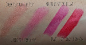 Clinique cheek pop matte lipstick swatches