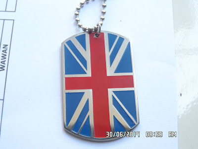 Dog Tag Bendera Inggris