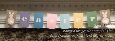 Craft with Beth: Easter Bunny Banner Completed