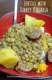 Lentils Turkey Kielbasa Soup Potato Sweet potato