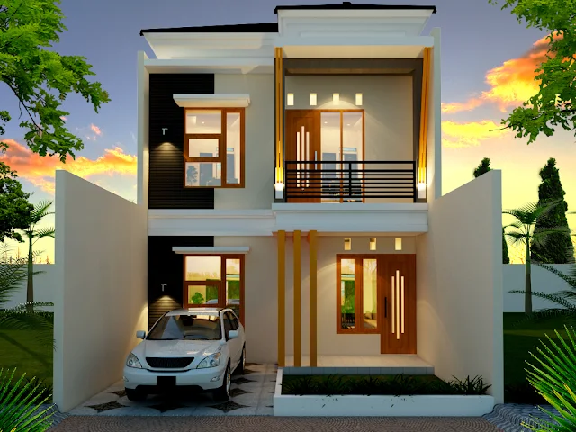 Desain Rumah untuk 2 Lantai Terbaru