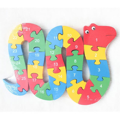 letter printed colourful wooden puzzle toys for kids. | natural toy | eco friendly toy