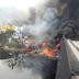 Tanker Exploded in Lagos along festac link bridge