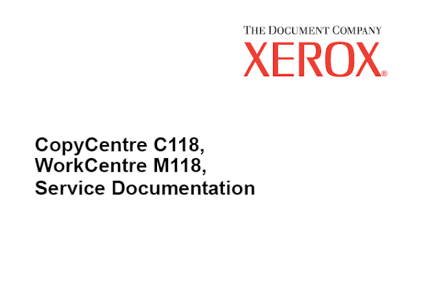 XEROX COPYCENTRE C118 SERVICE MANUAL
