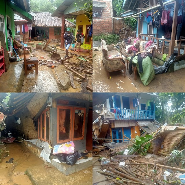 Banjir Dan Longsor Melanda Sukabumi