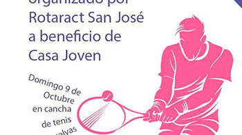Rotaract San José invita a participar en torneo de dobles benéfico