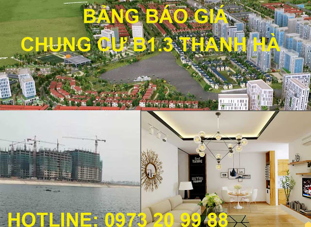 Bảng báo giá chung cư B1.3 Thanh Hà tòa T1 Mường Thanh