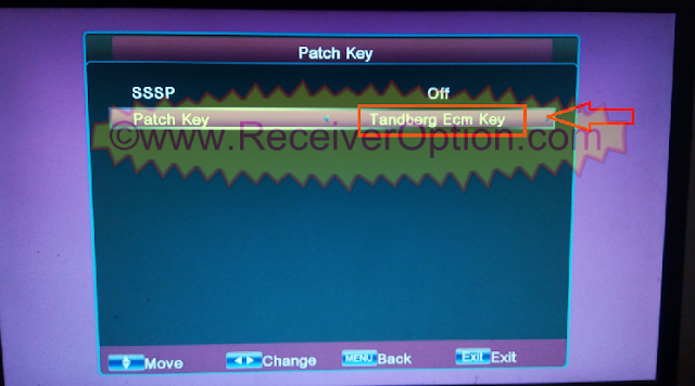 HOW TO ADD MANUALLY TANDBERG KEY ALI3510C HD RECEIVER