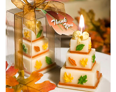 Wedding Cake Decorators on These Pretty Little Wedding Cake Candles In My Fall Decorating