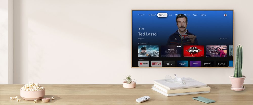 أخيرًا تطبيق Apple TV متوفّر الآن على قوقل تي في "Google TV"
