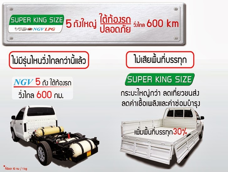 Toyota Vigo ติดแก๊ส