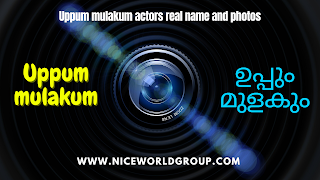 Uppum mulakum actors real name