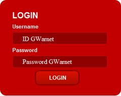 Log In GWarnet