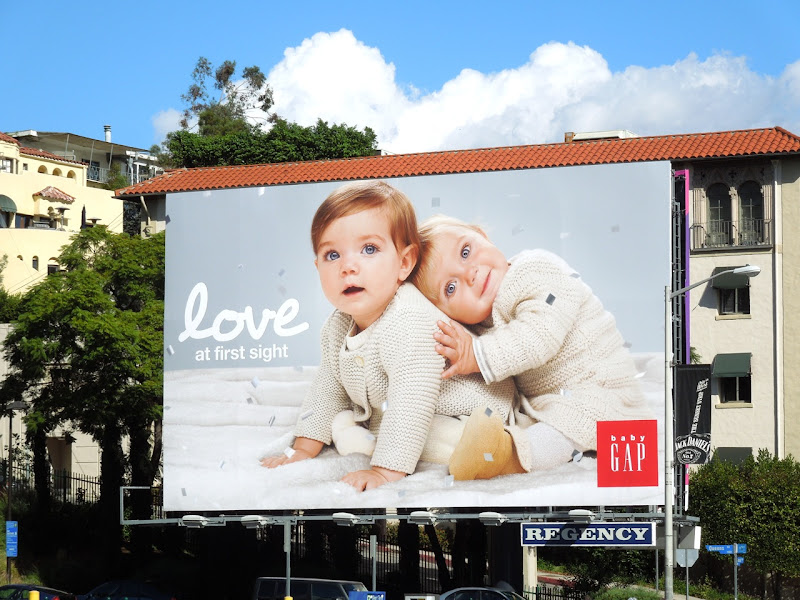 Baby Gap Love first sight billboard