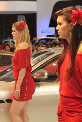 Sexy Models at a Brazilian Car Show