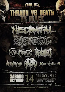 From hell fest - Thrash vs death vs black (2017)