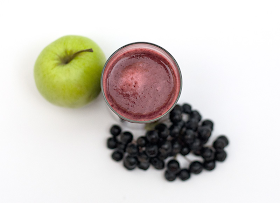 Aronia apple juice top