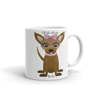designer chihuahua coffee mug